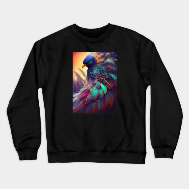 Beautiful fantasy bird Crewneck Sweatshirt by Dope_Design